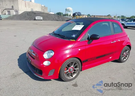 2013 Fiat 500C Abarth z USA, uszkodzony, nr VIN 3C3CFFJH3DT727956